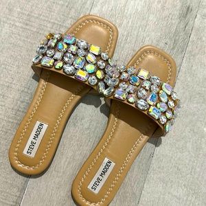 Steve Madden jewel slide sandals